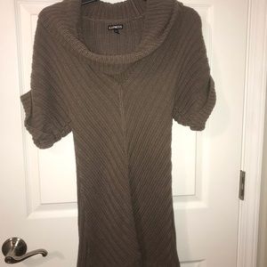 Cowl neck Sweater Dress